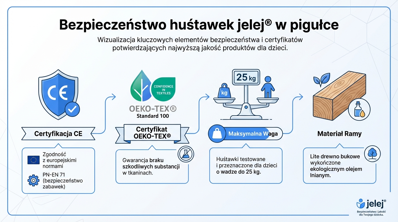 Bezpieczeństwo huśtawek jelej® w pigułce